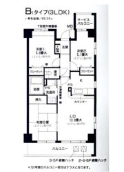 ラポール菅田の間取り画像