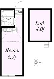 ユナイトステージ元住吉壱番館の間取り画像