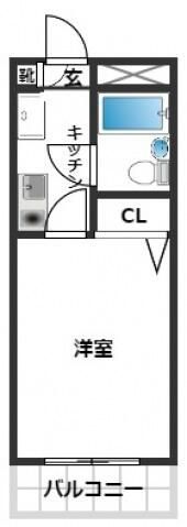 スカイコート成増の間取り画像
