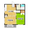 メゾン伊奈東Bの間取り画像