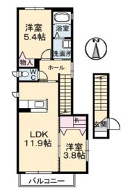 シャーメゾンSanaの間取り画像