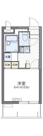 レオパレスキャンパス沖国の間取り画像