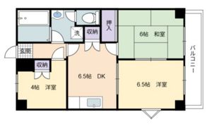 ニューシティマンション沼田の間取り画像