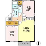 ファミール三筋 C棟の間取り画像