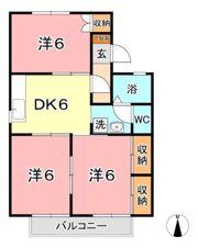 セジュールマキ Ⅱの間取り画像