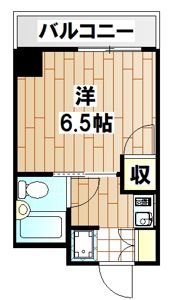グレイスコート幸Ⅱの間取り画像