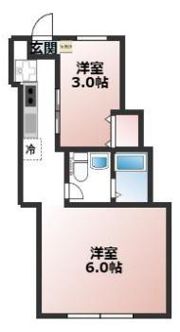 ベルビュー西谷の間取り画像