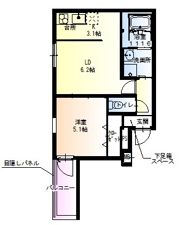 フジパレス城東諏訪サウスⅠ番館の間取り画像