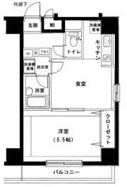 メインステージ大森本町の間取り画像