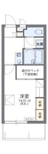 レオパレス那覇うりずんの間取り画像