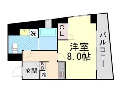 Dolce Vita 王子公園の間取り画像