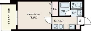 プライマル名古屋吹上の間取り画像