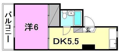 清水ビル（柳井町）の間取り画像
