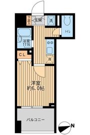 クリオ戸越銀座壱番館の間取り画像