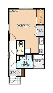 アバンティ木津B棟の間取り画像