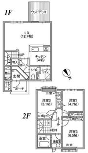 芦野タウンハウスの間取り画像