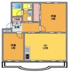 若宮ハイツの間取り画像