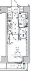 AZEST阪東橋の間取り画像