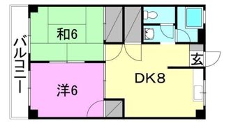 オックスフォードサーカス保免の間取り画像
