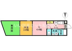ゲレンデヴァーゲン森松の間取り画像