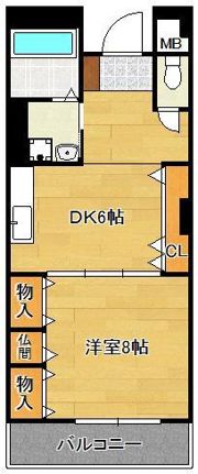 KTOビルの間取り画像