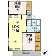 セジュール大田 B棟の間取り画像