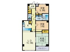 愛幸中葛西マンションの間取り画像