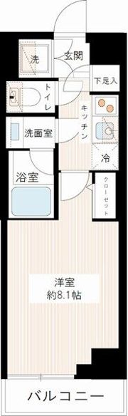 MAXIV北千住の間取り画像