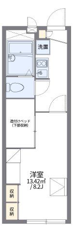 レオパレスMOAの間取り画像