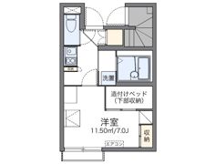 レオパレスエブリシンの間取り画像