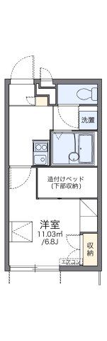 レオパレスLotus坂下の間取り画像