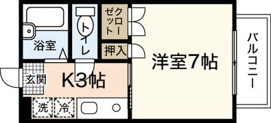 チェリス伴の間取り画像