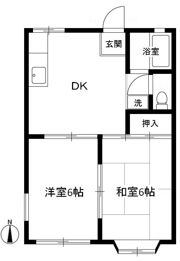 クレールソシアBの間取り画像