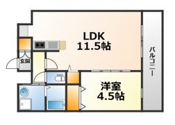エトワール磐船の間取り画像