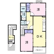 コリ－ヌ華Ⅰの間取り画像