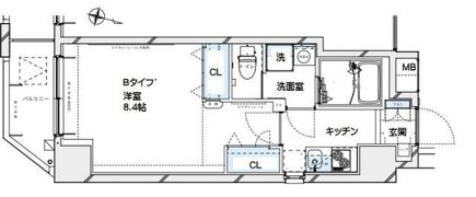 グランリーヴェル横濱南AIRYの間取り画像