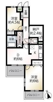 ベルポート志木の間取り画像