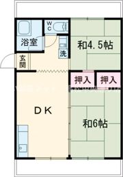 中山ハイツの間取り画像