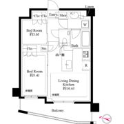 343レジデンス品川（オープンレジデンシア）の間取り画像