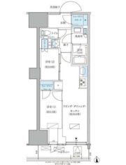 パークアクシス品川天王洲アイルの間取り画像