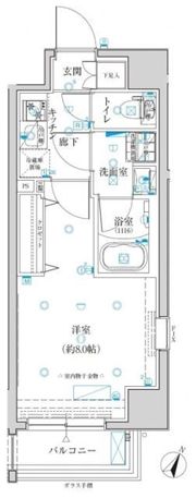 クレイシア板橋蓮沼の間取り画像