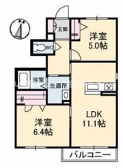 シャーメゾン白金の間取り画像