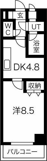 ウェークフォレストブロンドの間取り画像