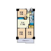 リゾンフルールの間取り画像