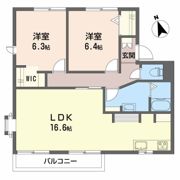 シャルム浅野の間取り画像