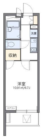 レオパレスエスペランサの間取り画像