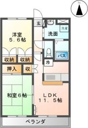 ベルビューハイムの間取り画像