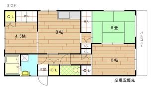 ミハスマンションの間取り画像