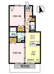 グランディールA棟の間取り画像
