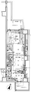 アジールコフレ渋谷・神泉の間取り画像